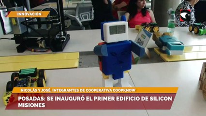 Télécharger la video: Silicon Misiones integrantes de la cooperativa Coopknow celebraron la inauguración del nuevo edificio en Posadas