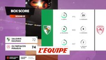 Le résumé de Zalgiris Kaunas - Olympiakos - Basket - Euroligue (H)