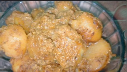 Kashmiri alur dom in Bengali style