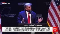 hot  WATCH: Trump Takes Rally Audience Questions About Hunter Biden, Illegal Immigration, And More