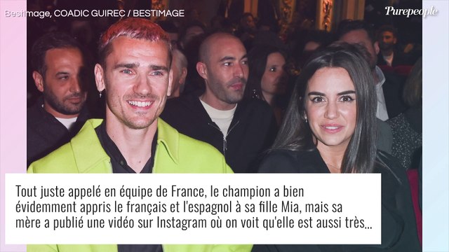 Antoine Griezmann : Sa fille Mia déjà polyglotte à 6 ans, elle bluffe sa mère !