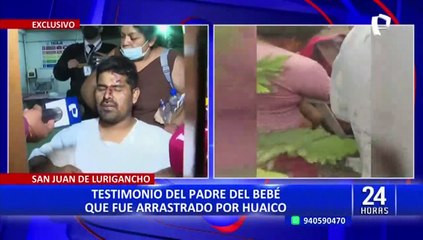 Jicamarca: impresionante rescate de niño que era arrastrado por huaico