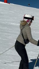 New Skier Crashes into Fence