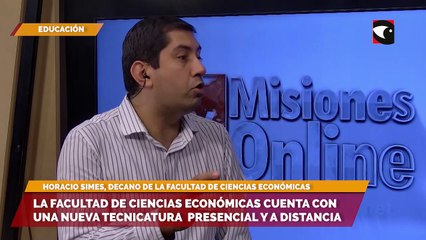 Download Video: La Facultad de Ciencias Económicas cuenta con una nueva tecnicatura  presencial y a distancia