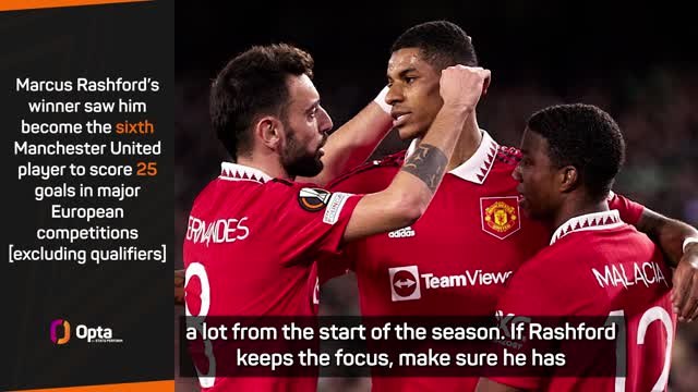 Rashford scoring run reflects United team effort - ten Hag