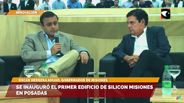 Oscar Herrera Ahuad, gobernador de Misiones, destacó la inauguración del primer edificio de Silicon Misiones