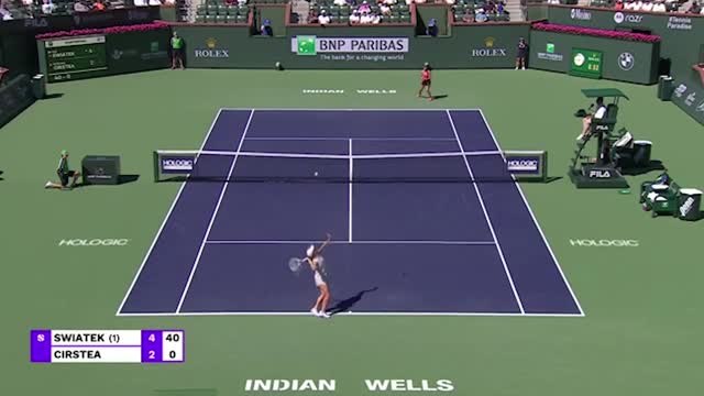Indian Wells - Swiatek dans le dernier carré