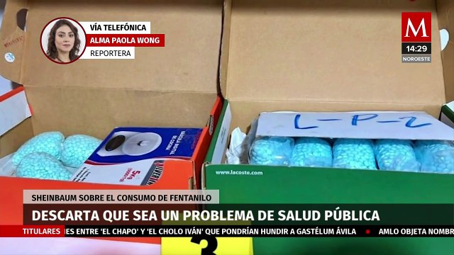 Claudia Sheinbaum descarta que el fentanilo sea un problema de salud pública en México