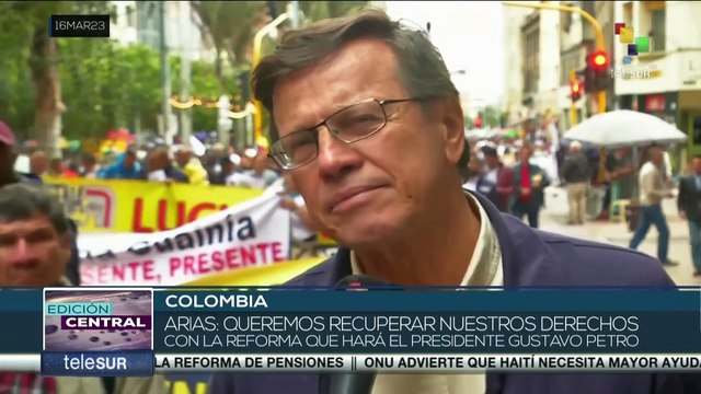 Edición Central 16-03: Centrales sindicales se movilizan en apoyo a reformas sociales en Colombia