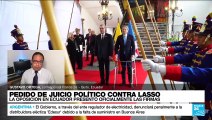 Informe desde Quito: oposición oficializa solicitud de juicio político contra Guillermo Lasso