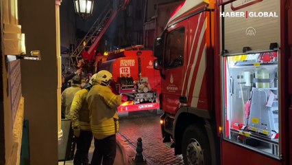 İstanbul Fatih'te korkutan yangın