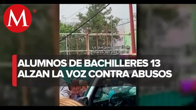 Suspenden clases en Bachilleres 13 por las protestas de estudiantes por casos de acoso sexual