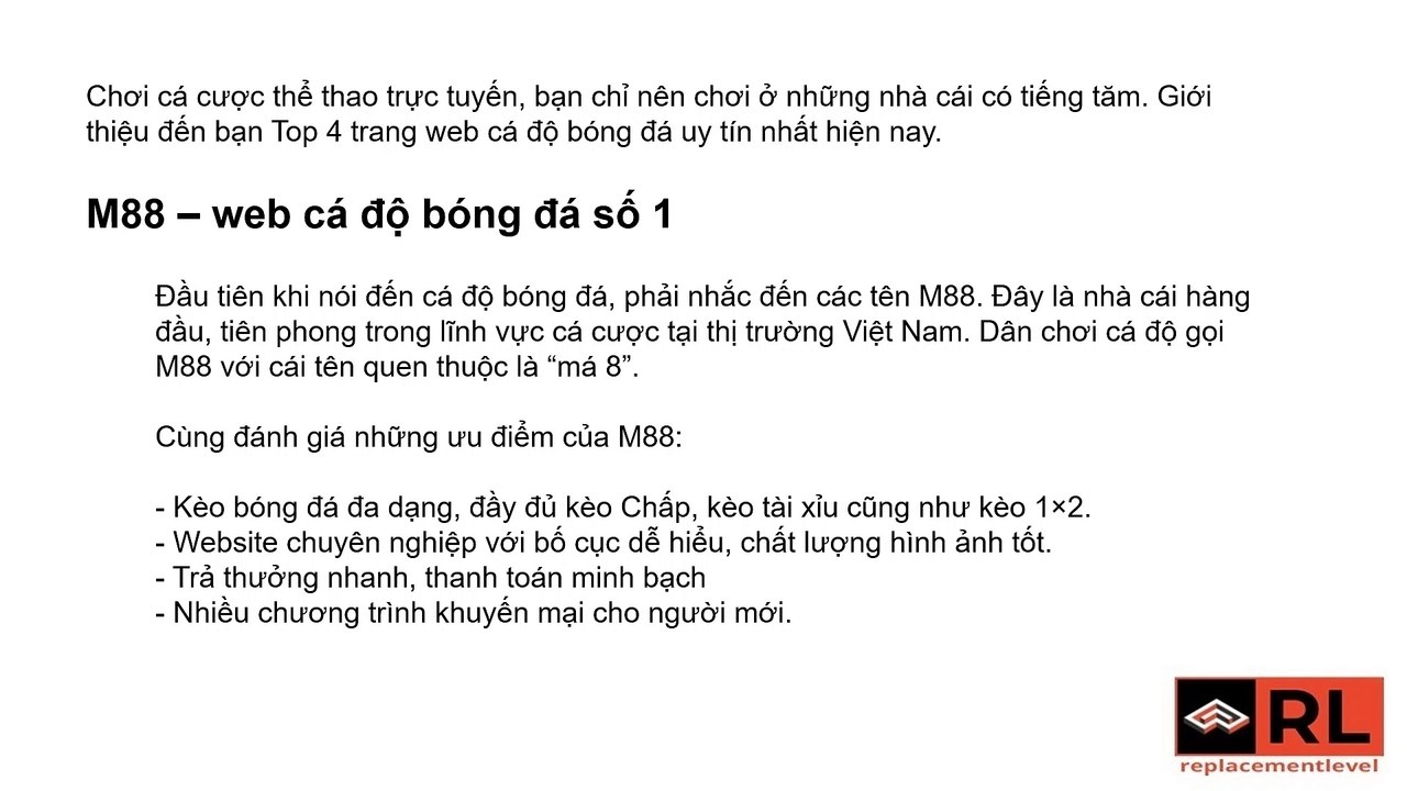 Top 4 trang web cá độ bóng đá uy tín nhất