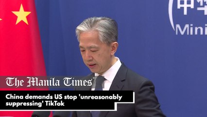 China demands US stop 'unreasonably suppressing' TikTok