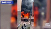 Rus istihbarat binasında yangın: 1 ölü