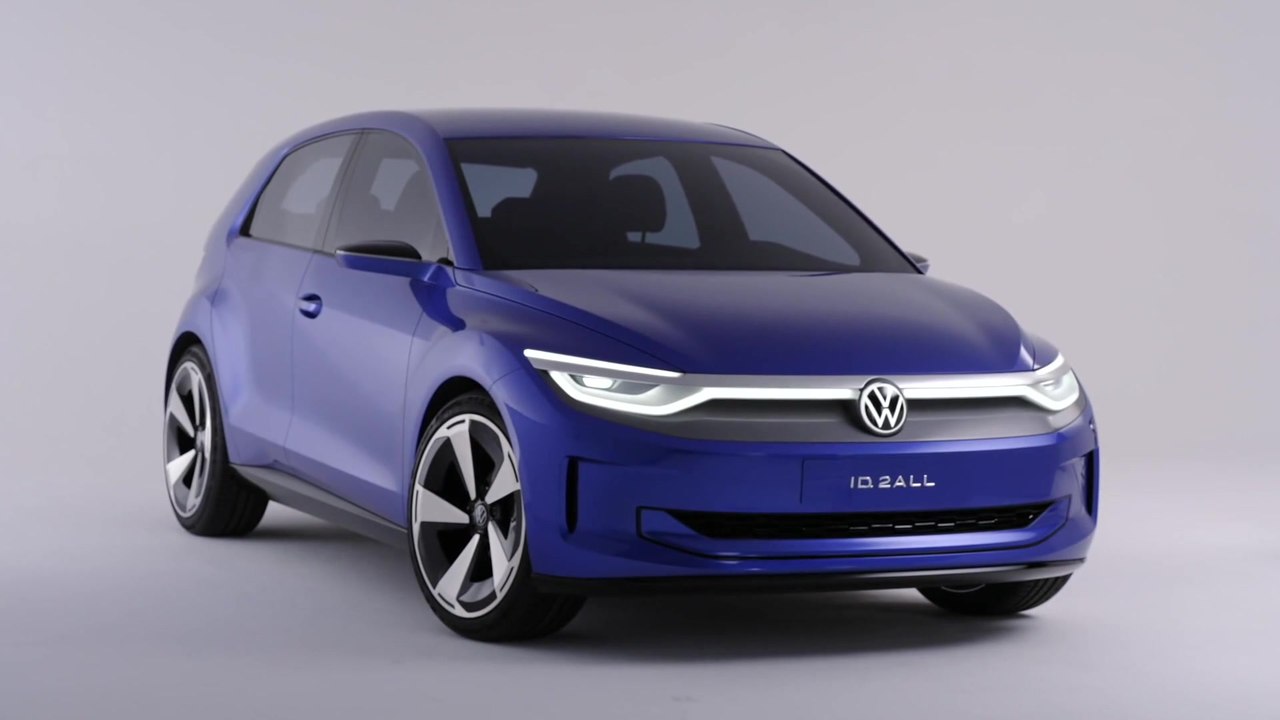 Weltpremiere der Studie ID. 2all - das E-Auto von Volkswagen für unter 25.000 Euro