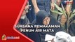 Isak Tangis Keluarga Iringi Proses Pemakaman Nani Wijaya di TPU Karang Tengah
