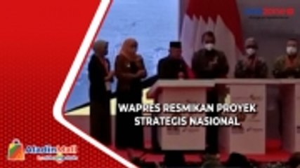 Wapres Resmikan Dua Lapangan Gas JBT dan MDA-MBH di Surabaya