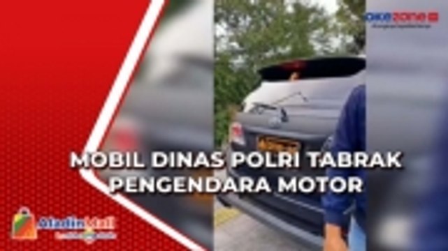 Mobil Dinas Tabrak Pengendara Motor hingga Patah Tulang