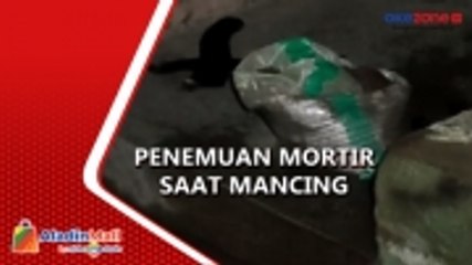 Asyik Mancing di Sungai Brantas, Warga Temukan Mortir