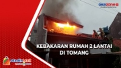 Kebakaran Rumah 2 Lantai di Tomang, Diduga Akibat Kebocoran Gas