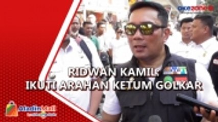 Скачать видео: Terkait Capres dan Cawapres 2024, Ridwan Kamil: Ikuti Arahan Ketum Golkar