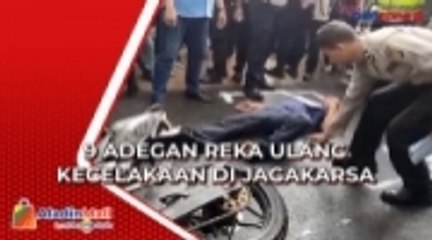 Reka Ulang Kecelakaan di Jagakarsa Peragakan 9 Adegan, Salah Satunya saat Korban Terlindas