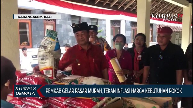 Tekan Inflasi, Pemkab Karangasem Gelar Pasar Murah