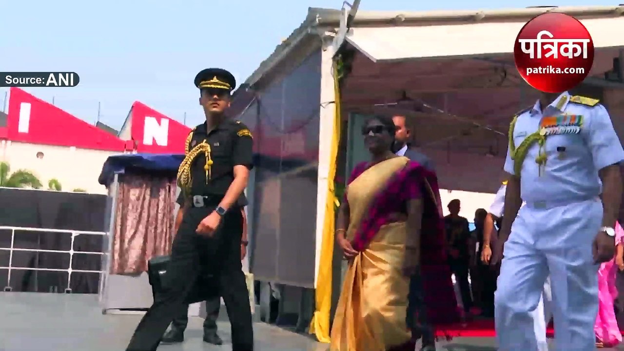 वीडियो : राष्ट्रपति द्रौपदी मुर्मू ने INS विक्र...