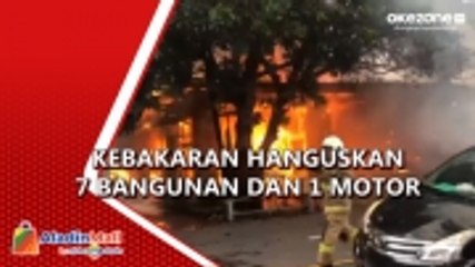 Kebocoran Gas, Sejumlah Bangunan di Pulo Gadung Terbakar