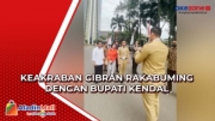 Momen Keakraban Gibran Rakabuming dan Bupati Kendal Jadi Fotografer Dadakan