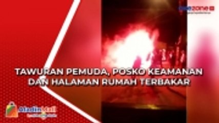 Tawuran Antar Pemuda di Sumatera Utara Gunakan Petasan dan Bom Molotov