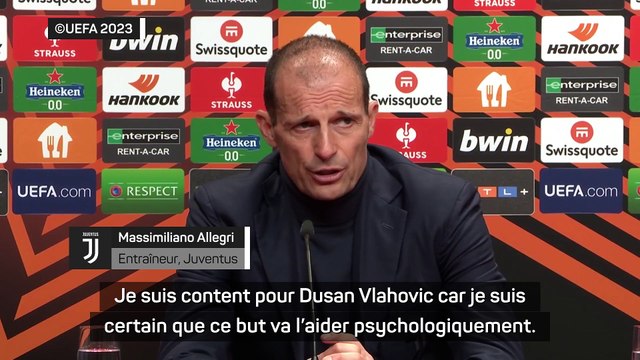 Allegri : Ce but va aider Vlahovic
