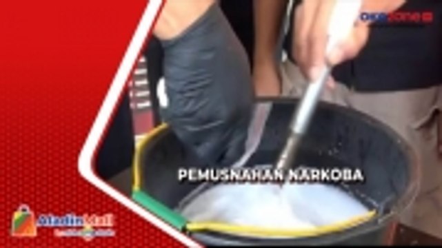 Musnahkan Narkoba, Tukang Ojek Pemilik Sabu di Jambi Aduk Sendiri Sabu Senilai Hampir 1 M
