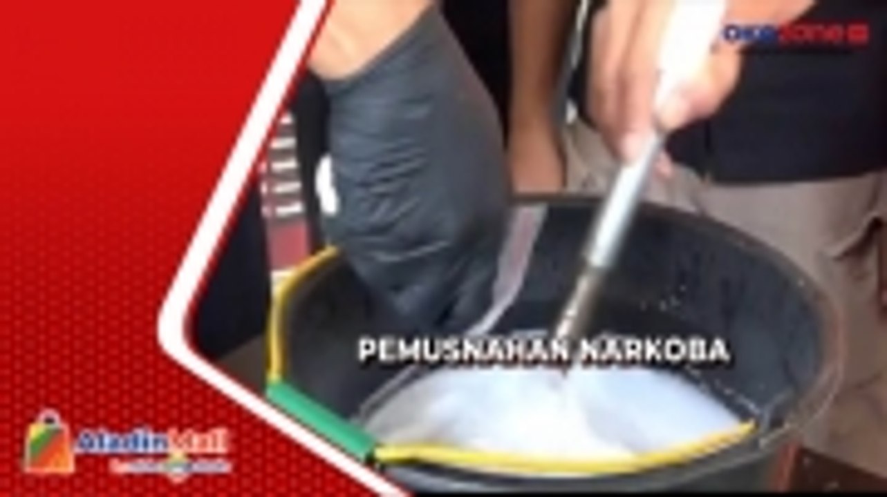 Musnahkan Narkoba, Tukang Ojek Pemilik Sabu di Jambi Aduk Sendiri Sabu Senilai Hampir 1 M