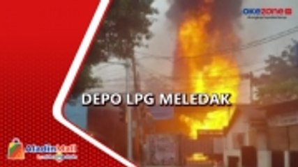 Download Video: Gudang Agen LPG Meledak di Duren Sawit, Kobaran Api Akibat Kebocoran Gas