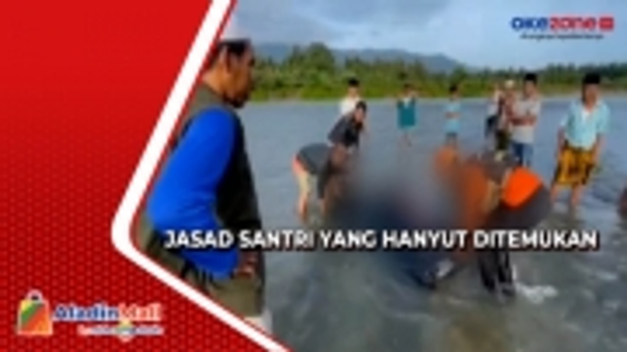 Jasad Santri yang Hanyut di Sungai Berhasil Ditemukan