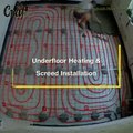 How To Lay Screed Over underfloor heating & screed installation without laying insulation project