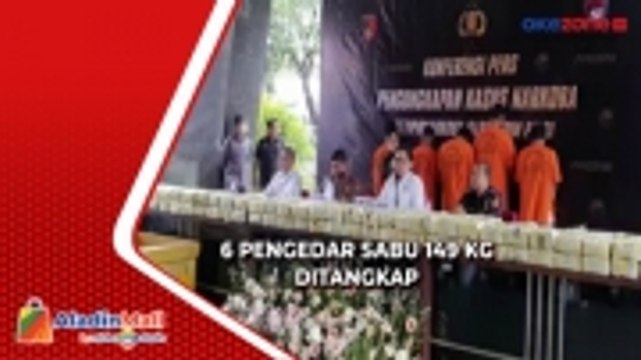 6 Pengedar Sabu 149 Kg Ditangkap, Satu Tersangka Dihadiahi Timah Panas