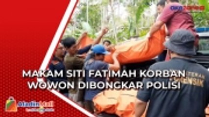 Makam Siti Fatimah Korban Pembunuhan Berantai Wowon di Garut Dibongkar Polisi