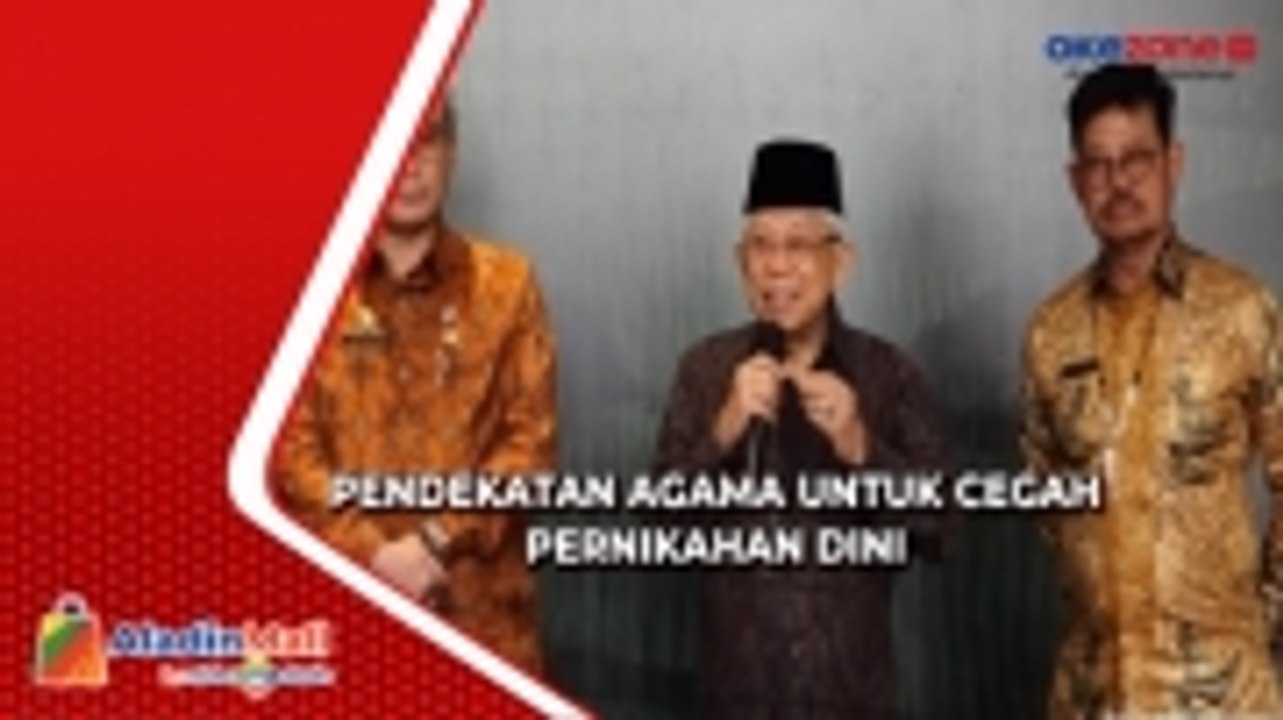 Wapres : Pendekatan Agama Cara untuk Mencegah Pernikahan Dini