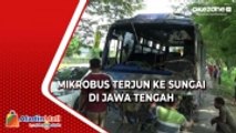 Mikrobus Oleng dan Terjun ke Sungai di Grobogan, Jawa Tengah