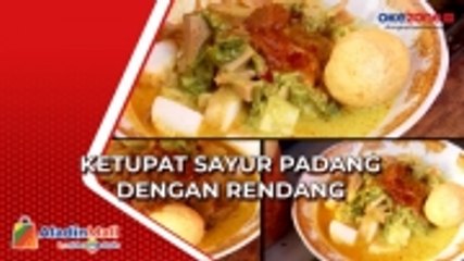 Menyantap Ketupat Sayur Padang yang Viral di Tebet, Semakin Nikmat Ditambah Rendang