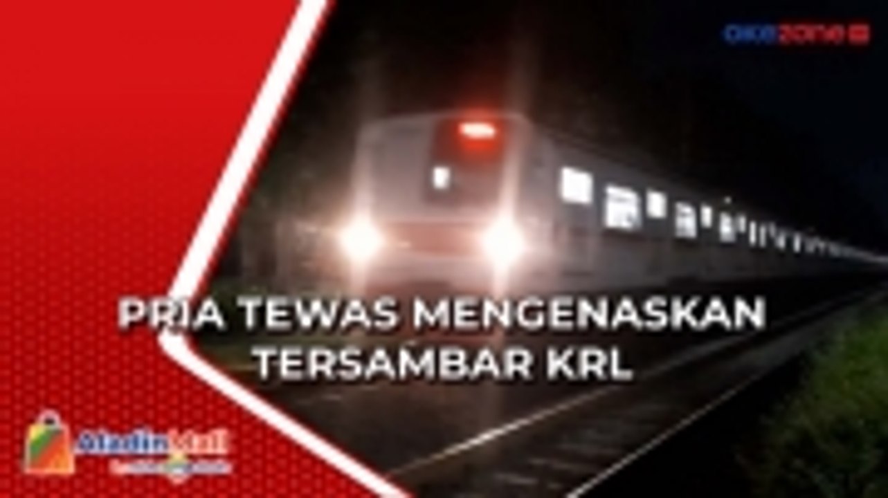 Nekat Terobos Perlintasan Kereta, Pria Tewas Me...