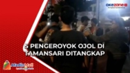 Keroyok Ojol di Tamansari 5 Orang Ditangkap, Polisi Masih Buru 4 Pelaku Lainnya