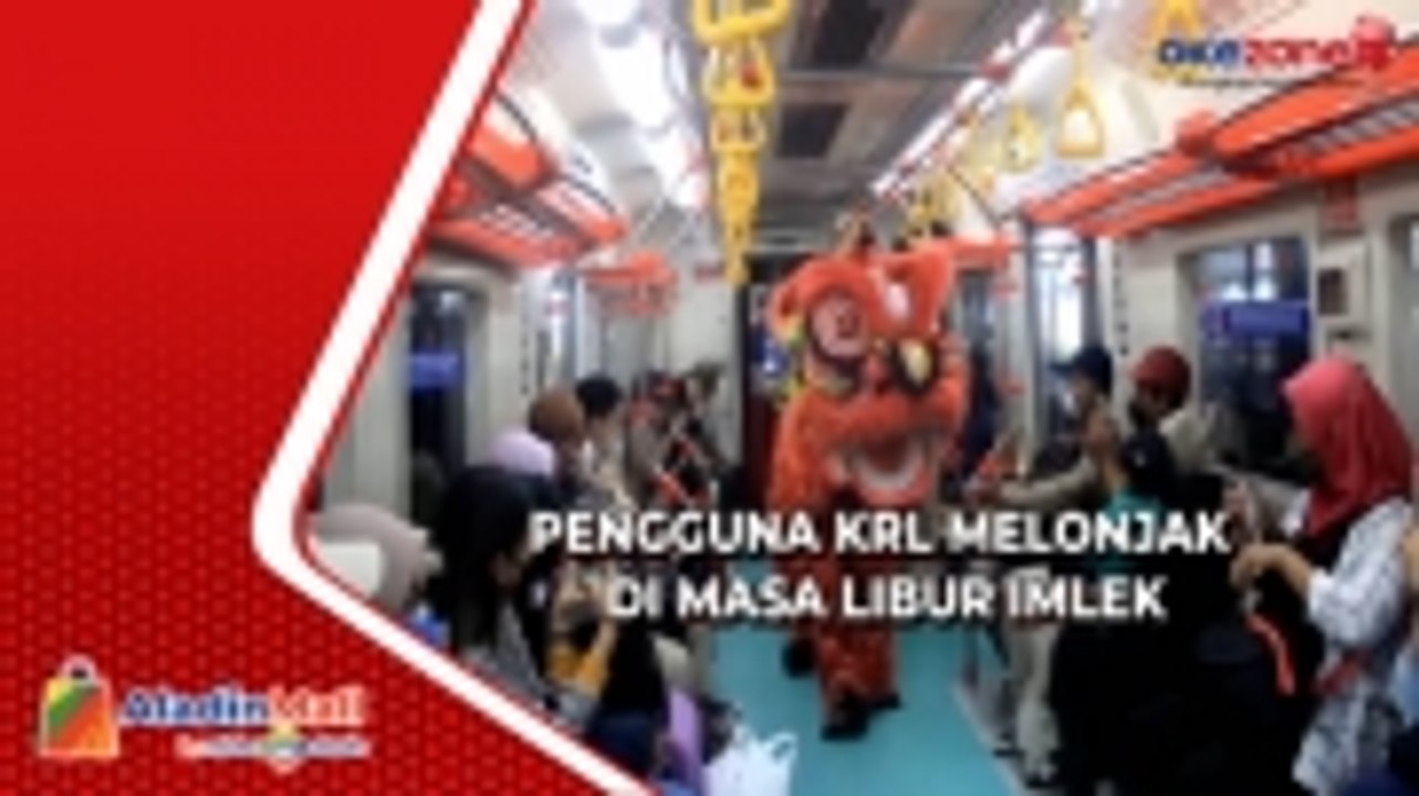 Pengguna KRL Melonjak di Masa Libur Imlek