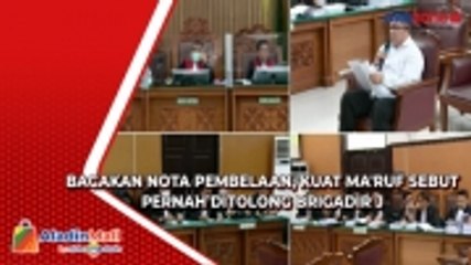 Kuat Ma'ruf Ungkap Dirinya Pernah Ditolong Brigadir J