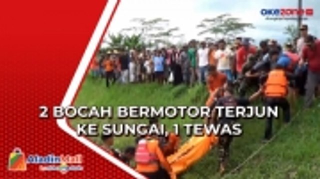 Hilang Kendali 2 Bocah Bermotor Terjun ke Sungai di Cilacap, 1 Tewas
