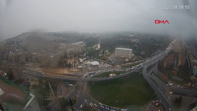 Şanlıurfa’da selin geliş anı kamerada