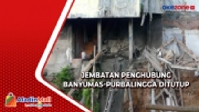 Talud Sungai Pelus Longsor, Jembatan Penghubung Banyumas-Purbalingga Ditutup